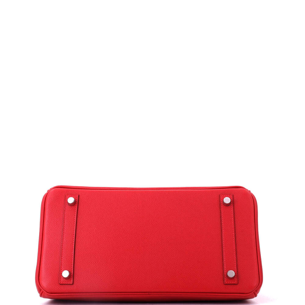 Hermes Birkin 30 Red Epsom with Palladium Hardware - Picture 4 of 8